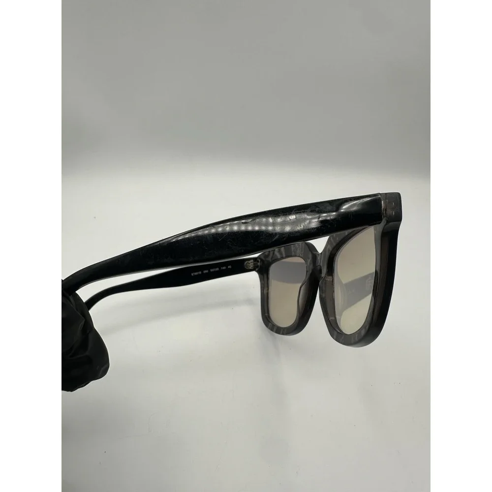 ETRO ET651S Sunglasses Black Print 050 Designer Eyewear 50-22-140